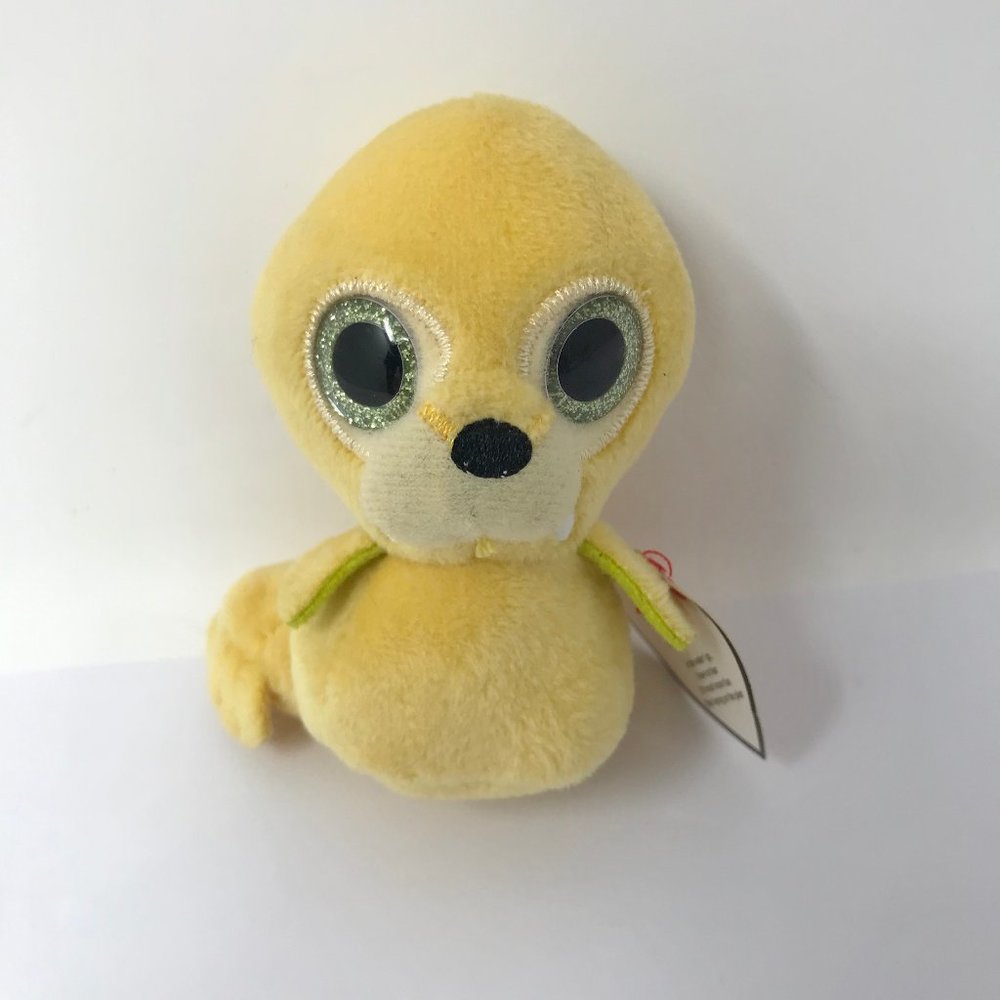 Ty Teenie Beanie Boos Stuffed Plush 2017 TUSK the Walrus Yellow 3.5" Mcdonald's